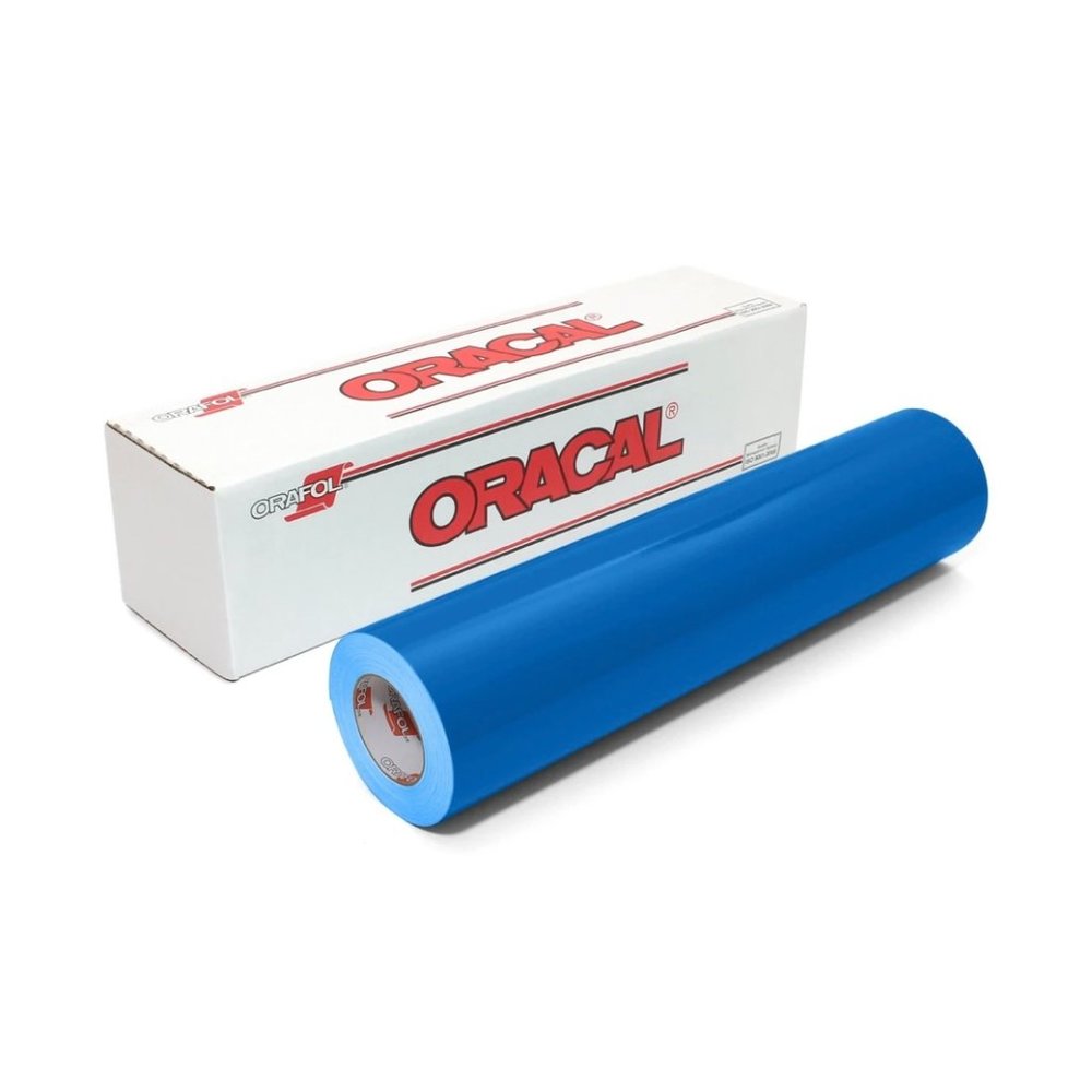 12" x 5 Feet AZURE BLUE Oracal 651 Cricut Hobby Craft Decal Vinyl Sticker